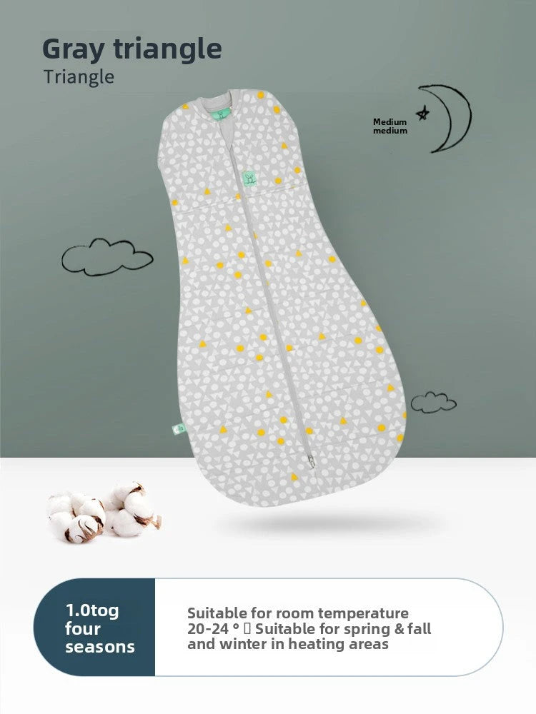 Anti-Startle Cotton Baby Sleeping Bag