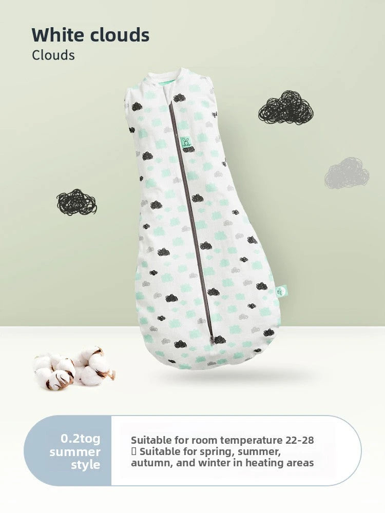 Anti-Startle Cotton Baby Sleeping Bag