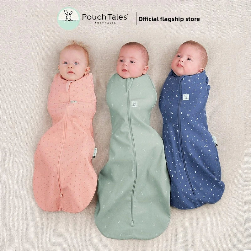 Anti-Startle Cotton Baby Sleeping Bag