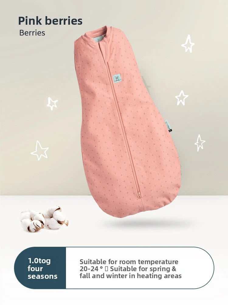 Anti-Startle Cotton Baby Sleeping Bag