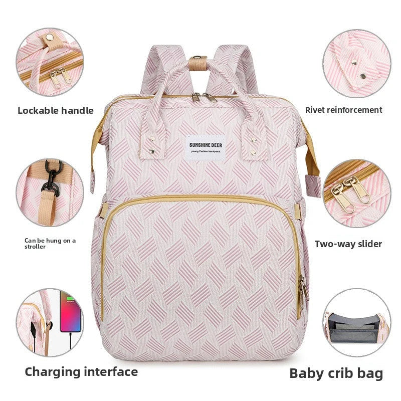 Multifunctional Baby Diaper Backpack