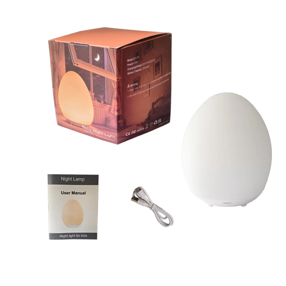 Multicolor USB Egg Night Light