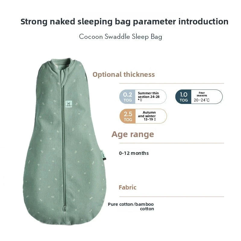 Anti Startle Cotton Baby Sleeping Bag