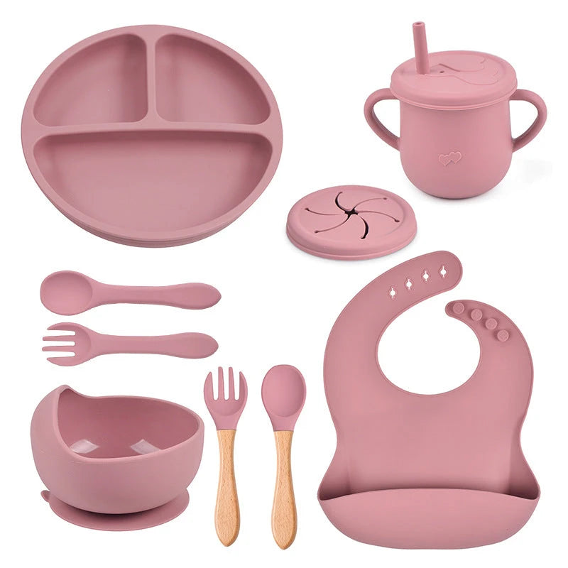 Silicone Baby Tableware Set