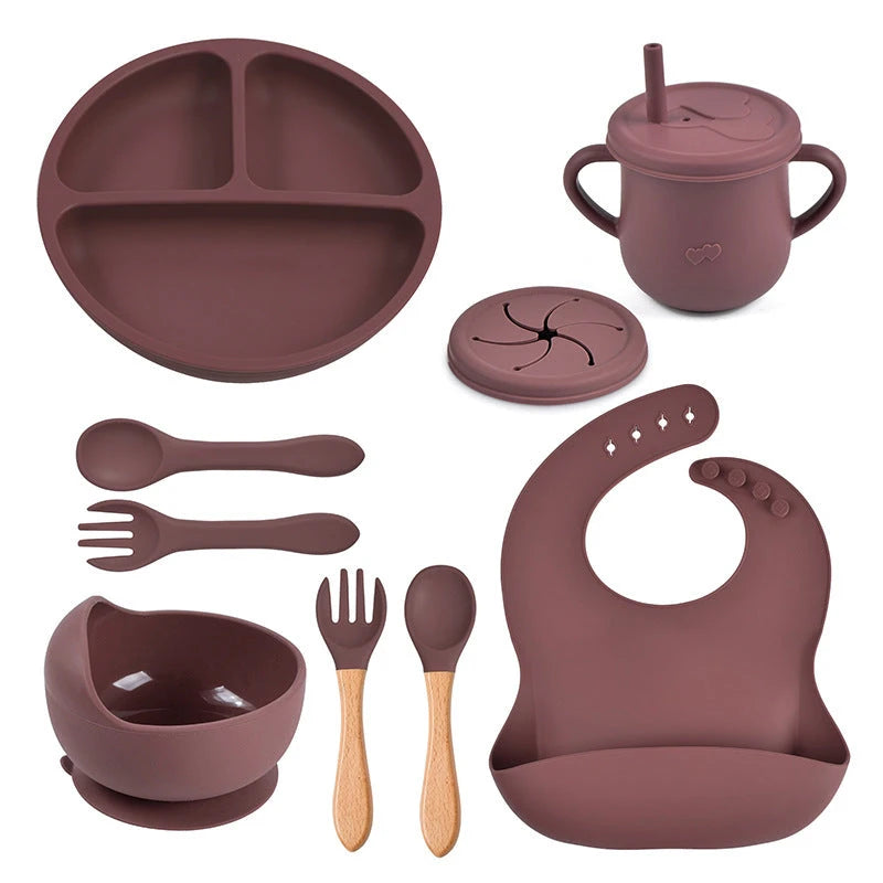 Silicone Baby Tableware Set