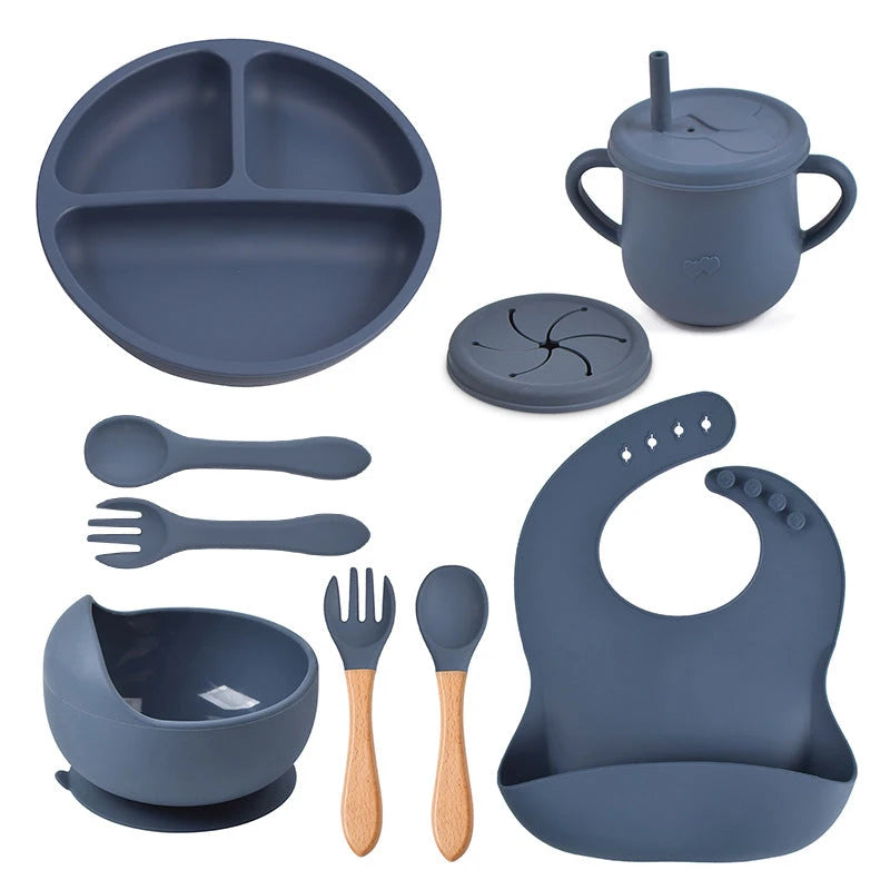 Silicone Baby Tableware Set