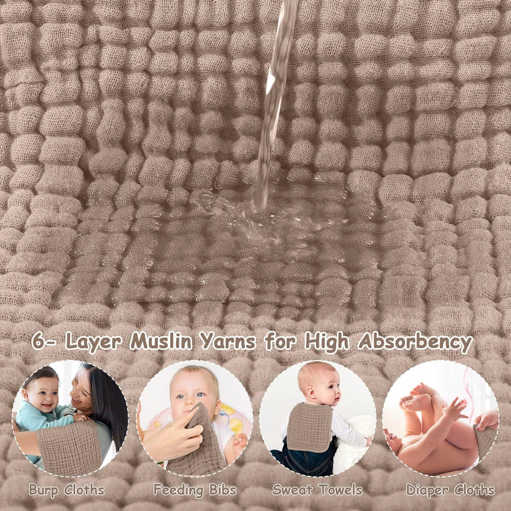 Cotton Muslin Burp Cloths