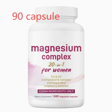 20-in-1 Magnesium Complex for New Moms - Supports Muscle Relaxation, Calm Mind, &amp; Restful Sleep Between Feeds.
