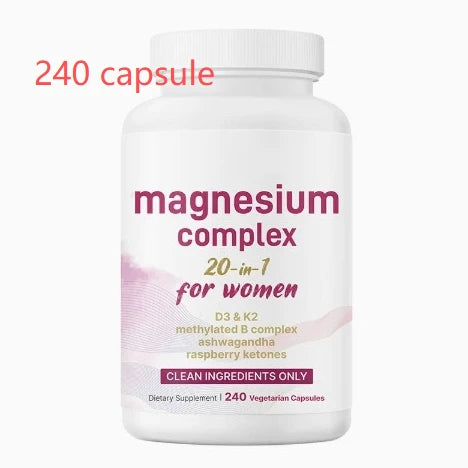 20-in-1 Magnesium Complex for New Moms - Supports Muscle Relaxation, Calm Mind, &amp; Restful Sleep Between Feeds.