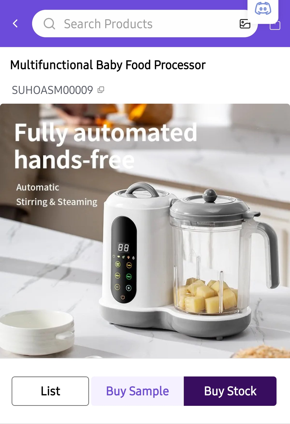 Multifunctional Baby Food Maker