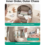 Multipocket Diaper Backpack
