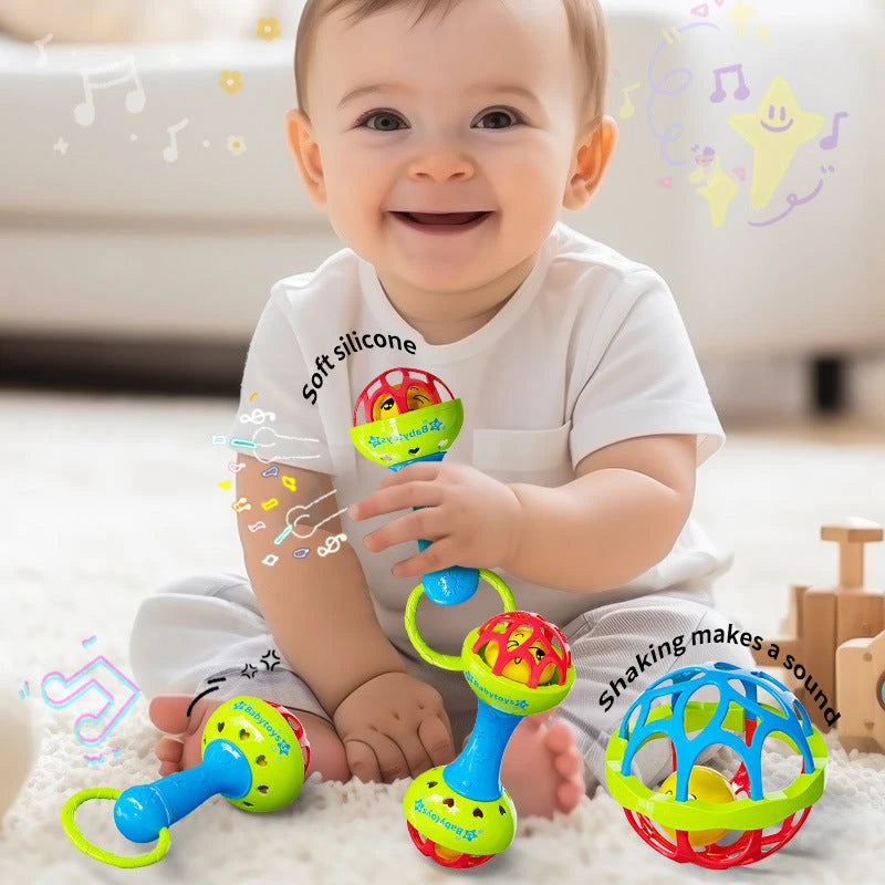 Baby Sensory Grasp Ball and Rattle