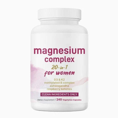 20-in-1 Magnesium Complex for New Moms - Supports Muscle Relaxation, Calm Mind, &amp; Restful Sleep Between Feeds.